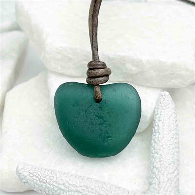 Real Sea Glass Surfside Leather Jewelry Collection
