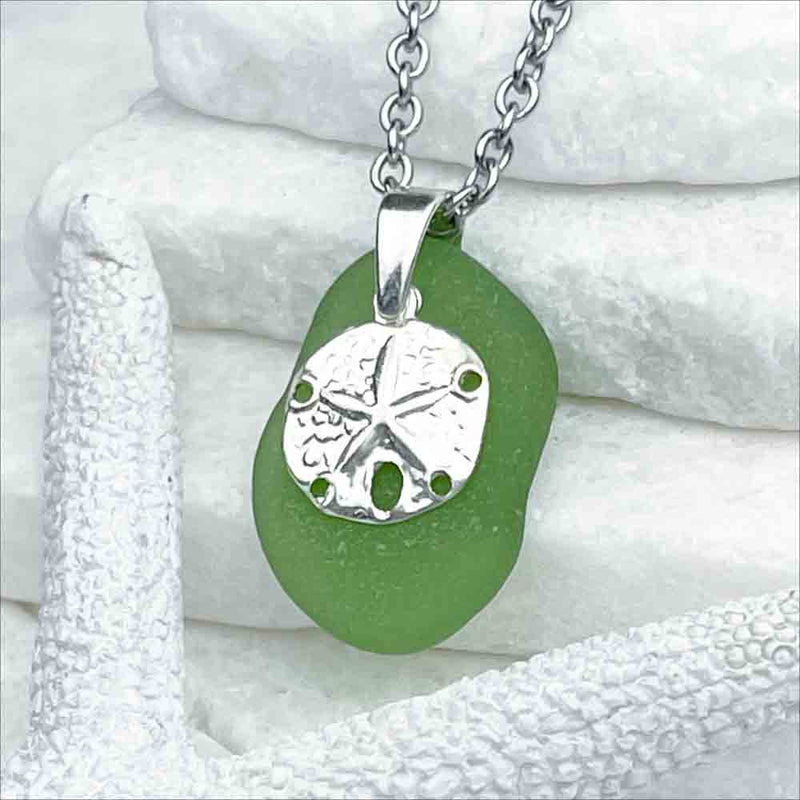 Sea Glass with Charm Necklaces | Maine Jewelry | Down East Shop | Down East  Shop
