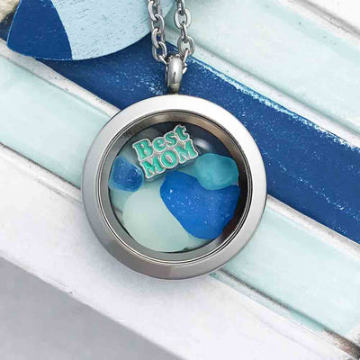 Filed with precious little bits of the beach, our Sea Glass lockets are available in even the rarest of Sea Glass colors. View the entire collection complete with charms! Real Sea Glass Necklaces | Bracelets | Earrings | Rings | 30+ Years Experience