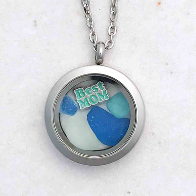 Filed with precious little bits of the beach, our Sea Glass lockets are available in even the rarest of Sea Glass colors. View the entire collection complete with charms! Real Sea Glass Necklaces | Bracelets | Earrings | Rings | 30+ Years Experience